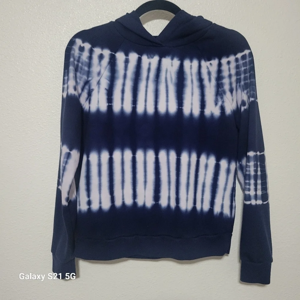 Madewell hoodie sweatshirt material size xs tiedye